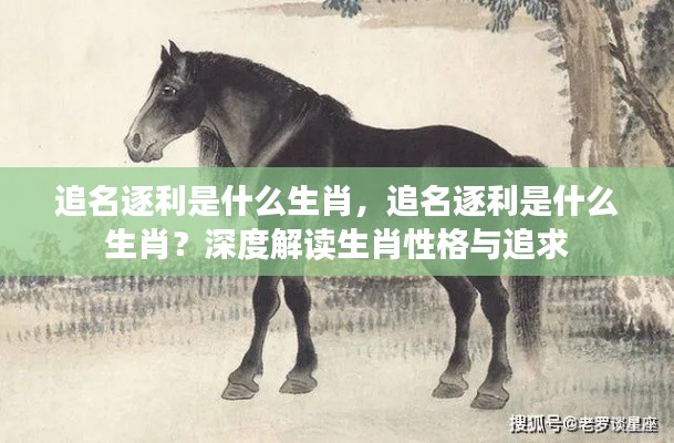 追名逐利的生肖性格深度解读,生肖与追求之关联