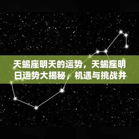 天蝎座明日运势揭秘，机遇与挑战并存的天蝎座明日运势展望