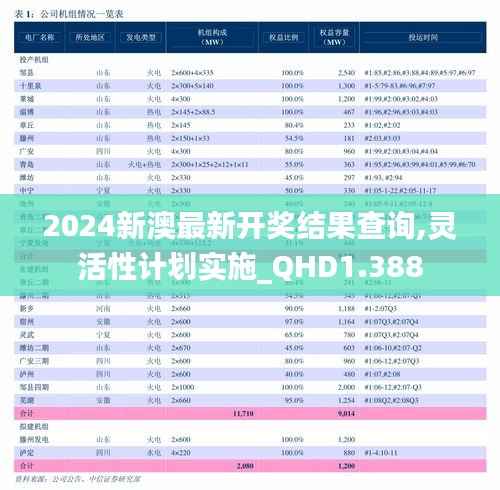 2024新澳最新开奖结果查询,灵活性计划实施_QHD1.388