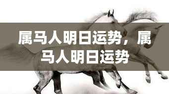 属马人明日运势详解